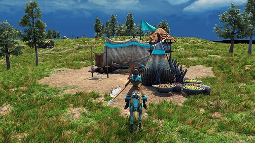 AoE III DE Wise Woman during the day