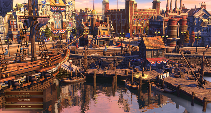 AoE III DE London at Dusk