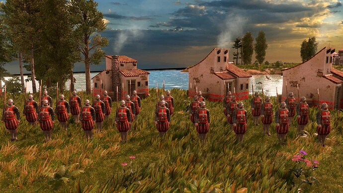AoE III DE Maltese Veteran Sentinel at sunrise