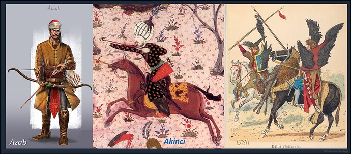 Azab Akinci y Deli - goldenarmorX collage v2.0