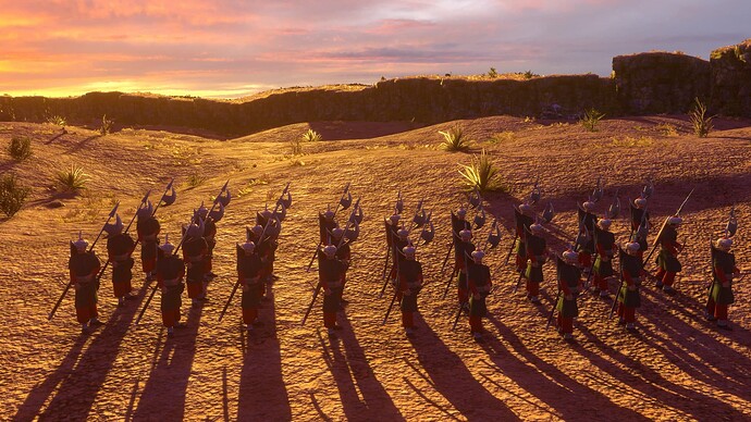 AoE III DE Ottoman Veteran Azap at sunset