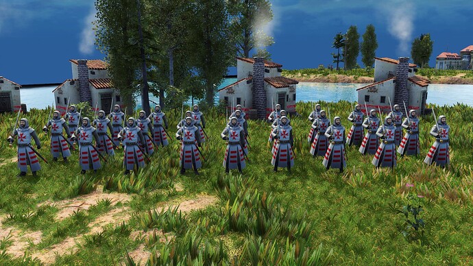 AoE III DE Maltese Hospitaller during the day