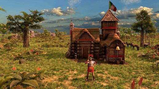 AoE III DE Roman Centurion at sunrise