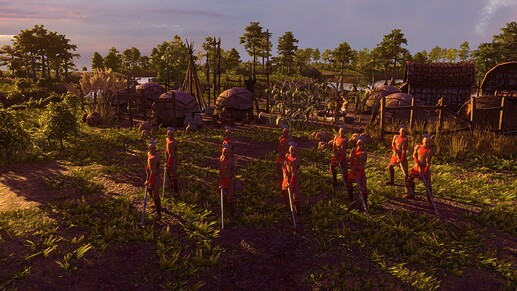 AoE III DE Cherokee Rifleman at sunset
