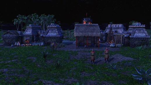 AoE III DE Maya Healer during the night