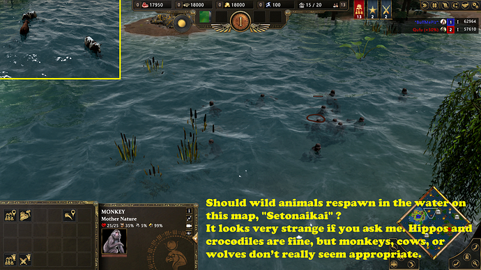 monkey water