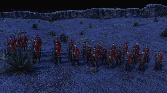 AoE III DE Ottoman Guard Abus Gunner during the night