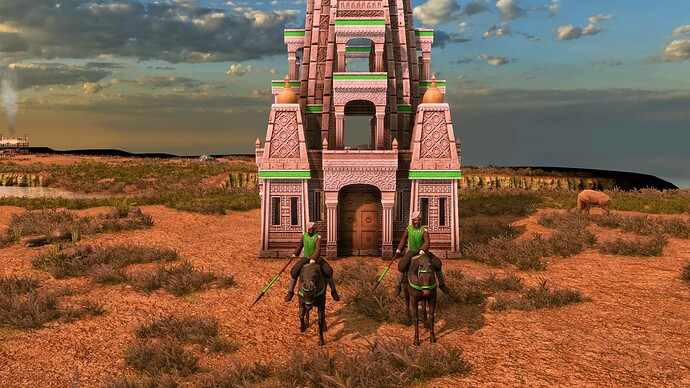 AoE III DE Indians Repentant Jat Lancer at sunrise