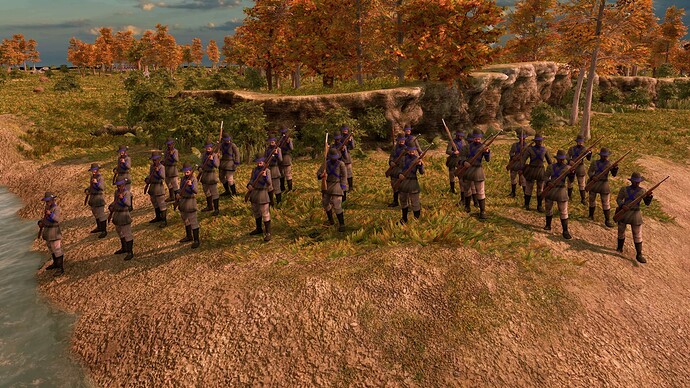 AoE III DE United States State Volunteer at sunrise