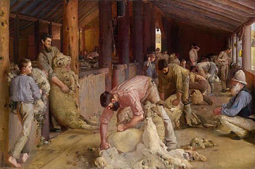 Shearing the Rams - Tom_Roberts_-Shearing_the_rams-_Google_Art_Project