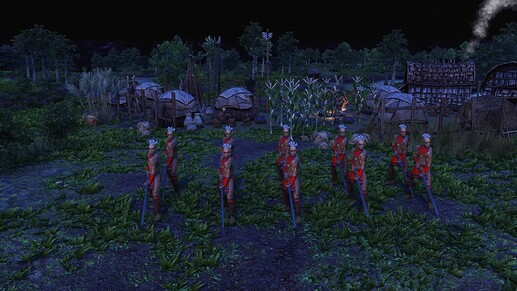 AoE III DE Cherokee Rifleman during the night
