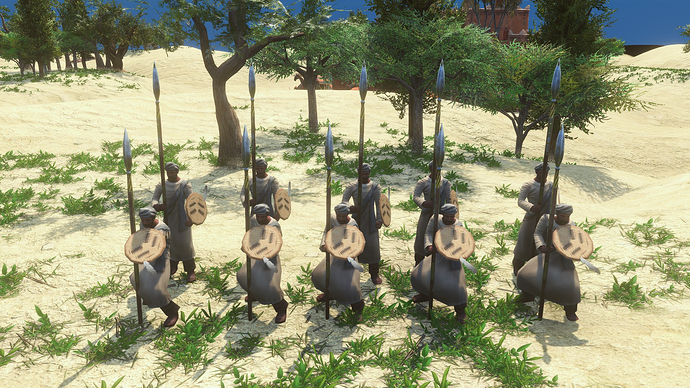 AoE III DE Berber Spearman during the day