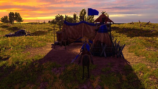 AoE III DE Chayton Black at sunset