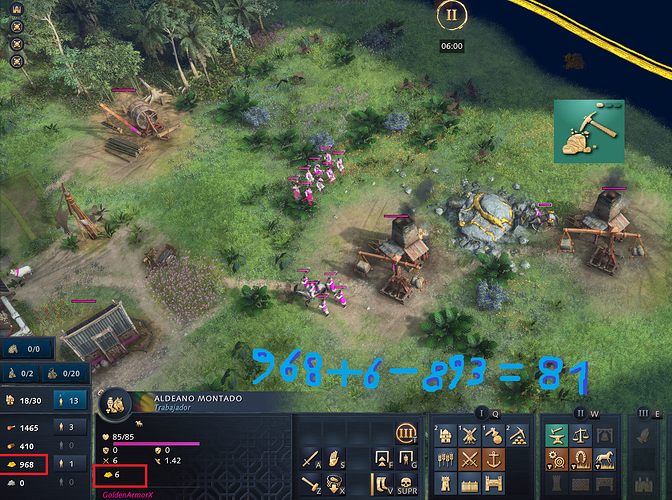 Mounted Villagers BUG picke 6 minutes