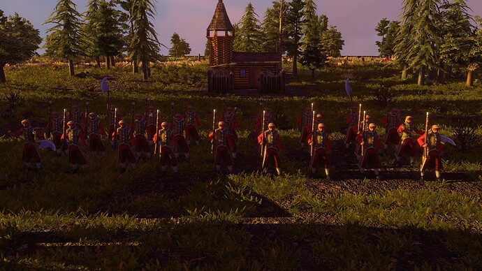 AoE III DE Russian Strelet at sunset