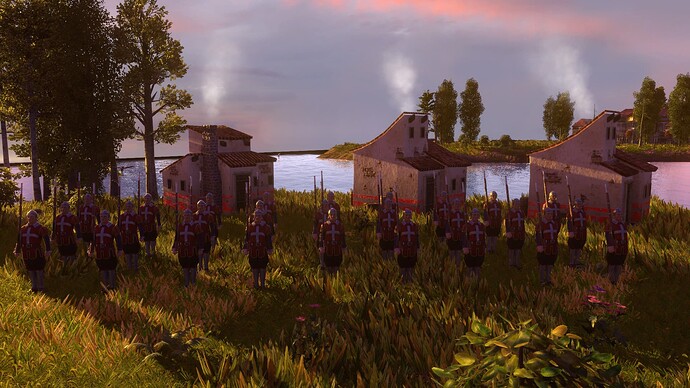 AoE III DE Maltese Sentinel at sunset