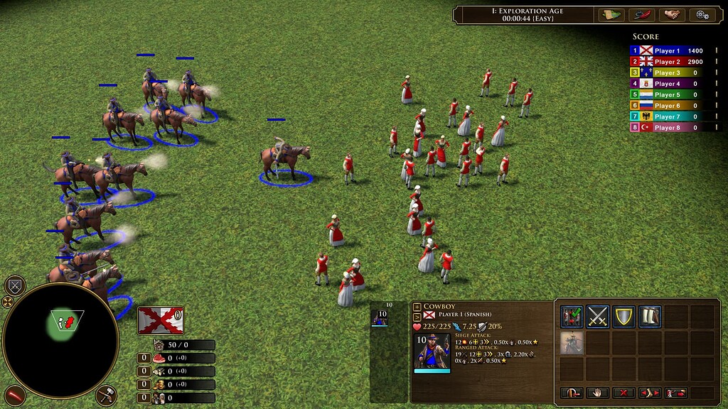 Cowboys do incorrect dmg III Report a Bug Age of Empires Forum