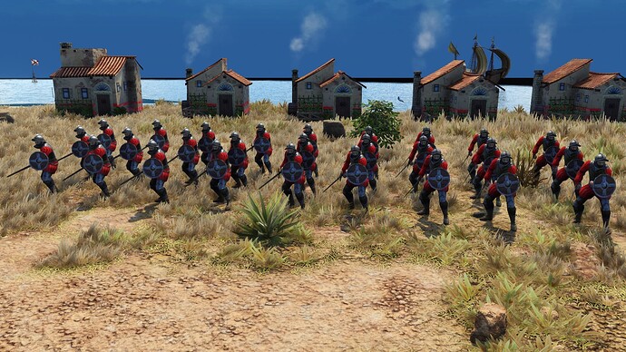 AoE III DE Spanish Veteran Rodelero during the day