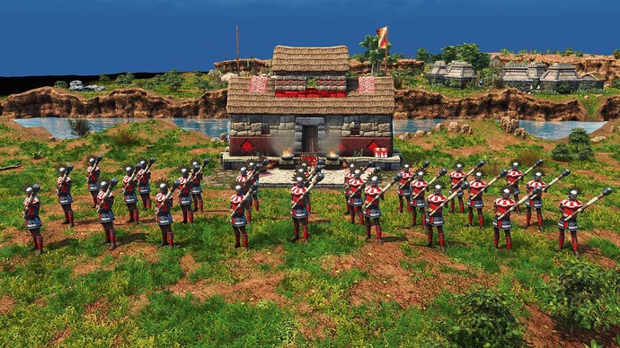 AoE III DE Inca Maceman during the day