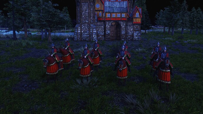 AoE III DE Russian Dvoryanin during the night