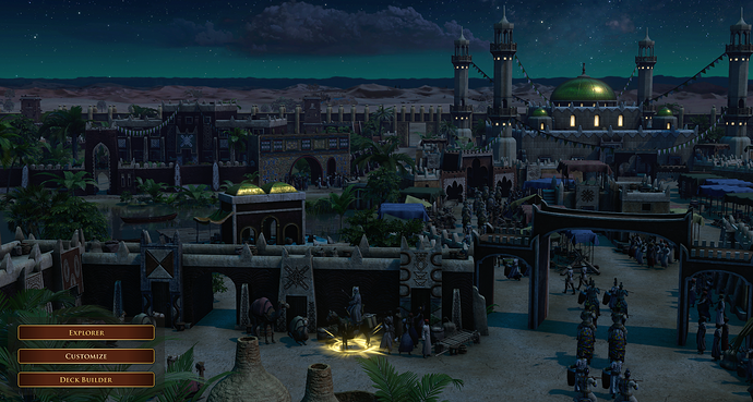 AoE III DE Kano during the night