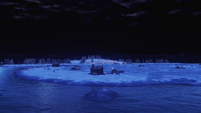 AoE III DE The Arctic during the night