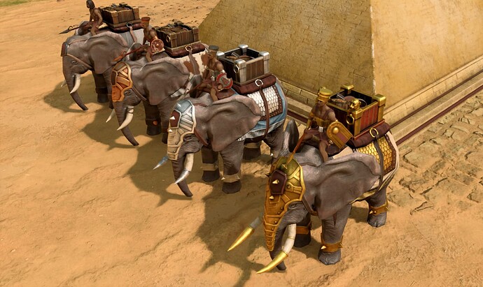 AoMR Egyptian War Elephants