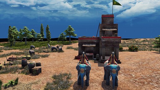 AoE III DE Default Indians Monk during the day