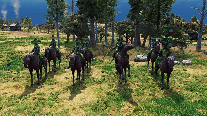 AoE III DE Mexicans Imperial Charro during the day