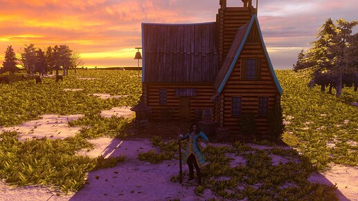 AoE III DE Queen Kristina at sunset