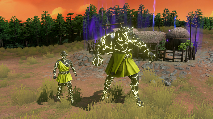 AoMR Lykaon Villager and  Lykaon Beast Eidolon