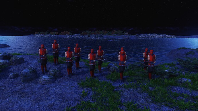 AoE III DE Japanese Honored Shinobi during the night