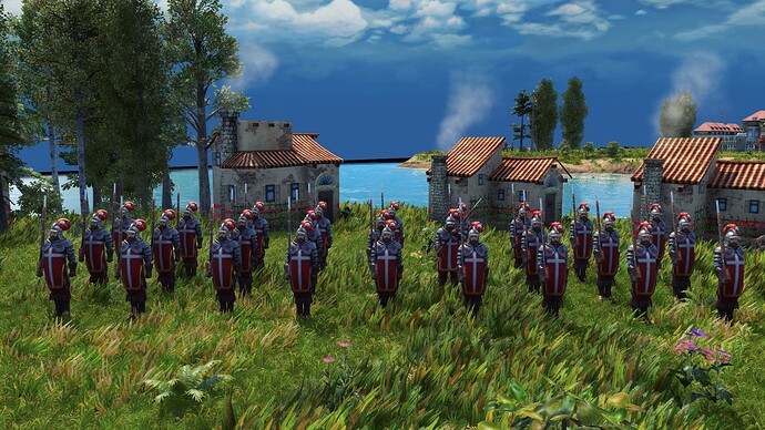 AoE III DE Maltese Guard Sentinel during the day