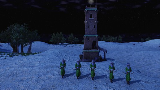 AoE III DE Desert Archer during the night