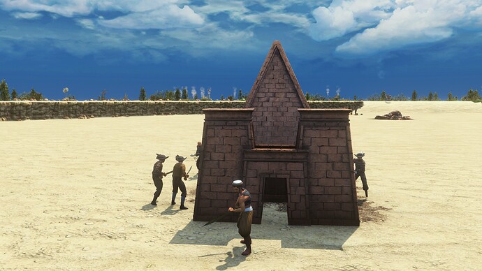 AoE III DE waiting to plunder treasure during the day