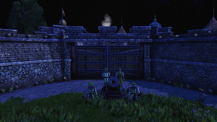 AoE III DE Italians Galilean Mortar during the night