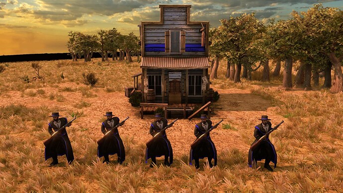 AoE III DE United States Owlhoot at sunrise