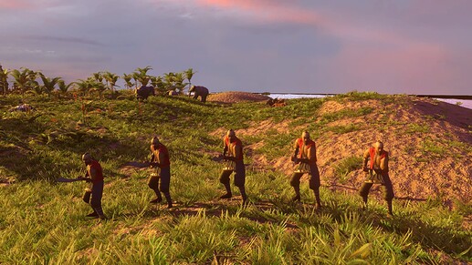 AoE III DE Wokou Pirate at sunset