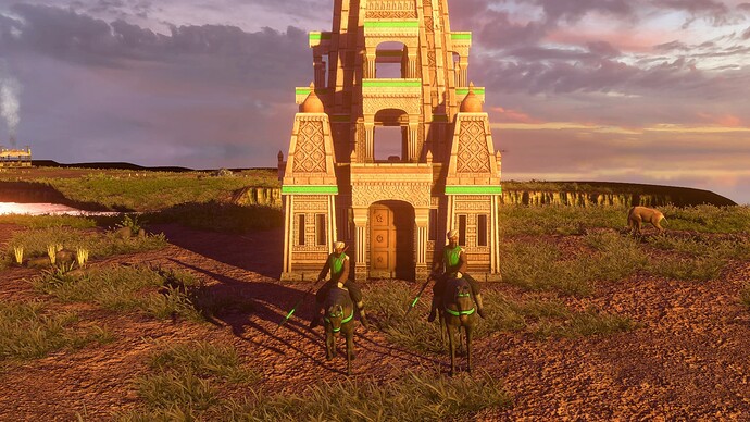 AoE III DE Indians Repentant Jat Lancer at sunset