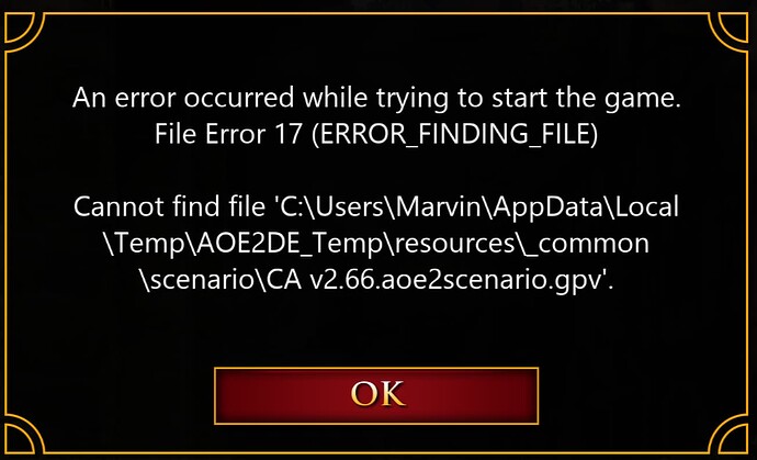 Error Message