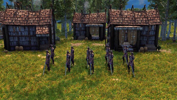 AoE III DE Haudenosaunee Champion Forest Prowler during the day