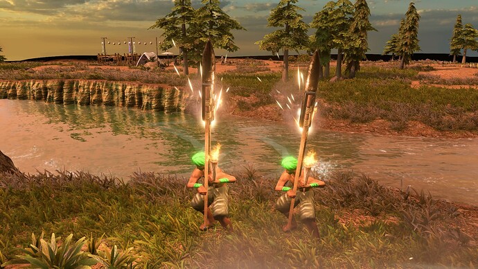 AoE III DE Indians Rocketeer at sunrise
