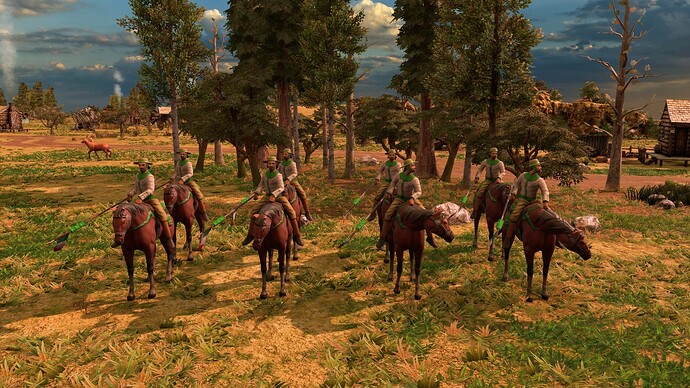 AoE III DE Mexicans Chinaco at sunrise