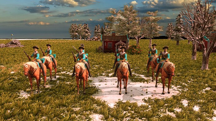 AoE III DE Swedes Hakkapelit at sunrise