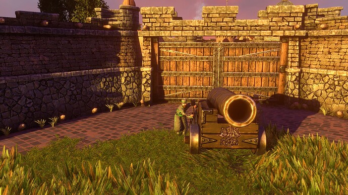 AoE III DE Italians Papal Bombard at sunset