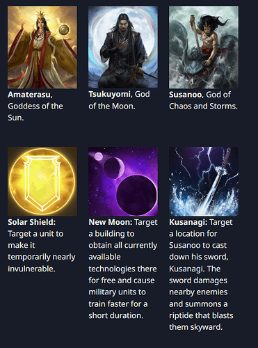 AoMR Japanese Major Gods