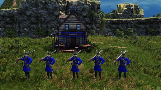 AoE III DE Hajduk during the day
