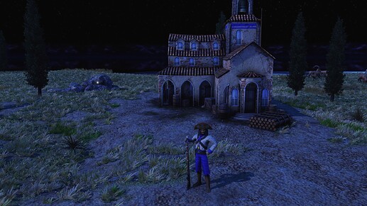 AoE III DE Cangaçerio during the night