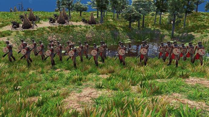 AoE III DE Lakota Club Warrior during the day