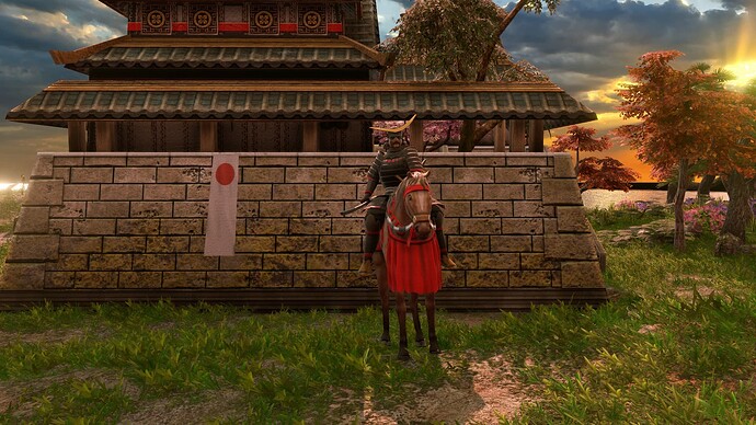 AoE III DE Japanese Daimyo Masamune at sunrise